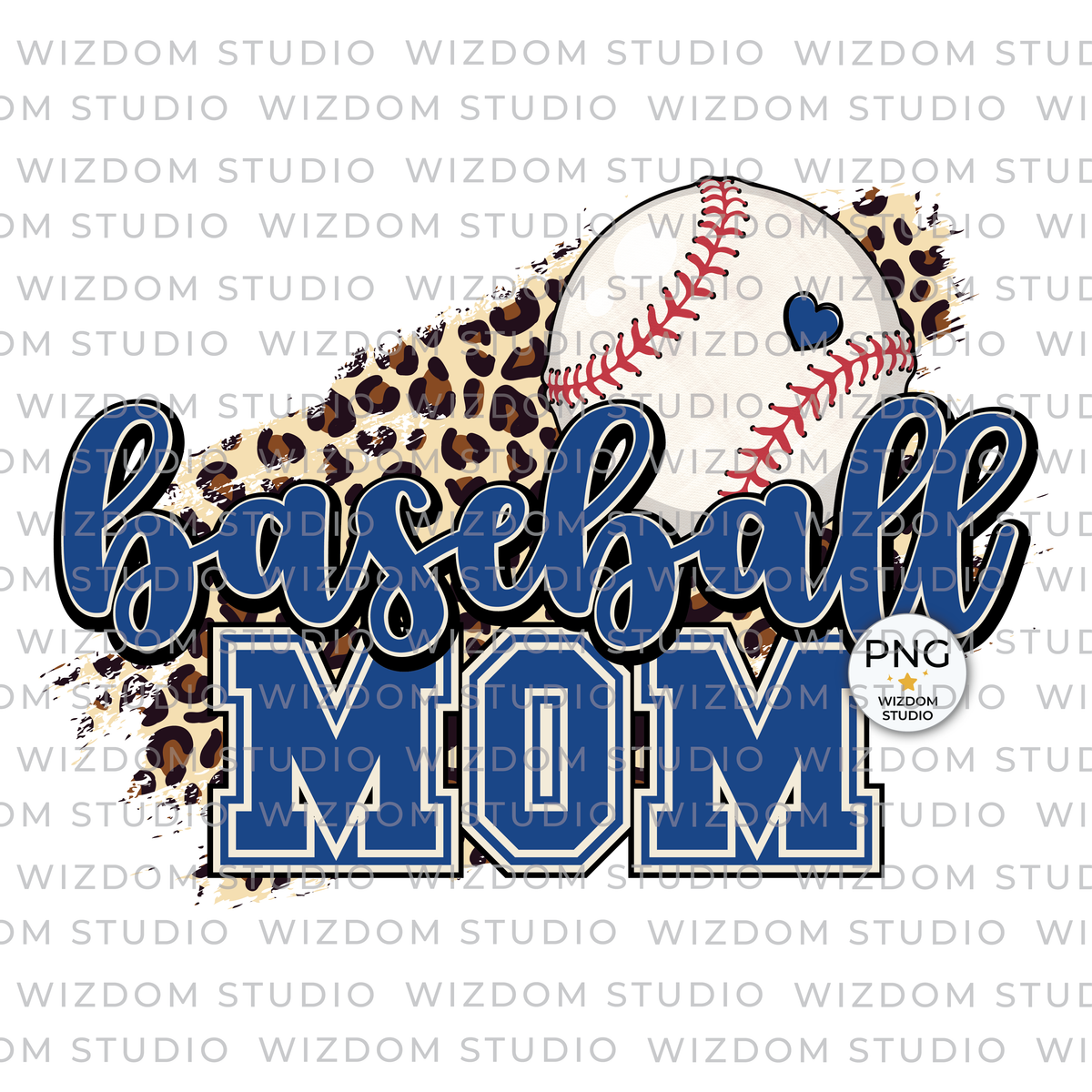 Baseball Mom Sublimation PNG