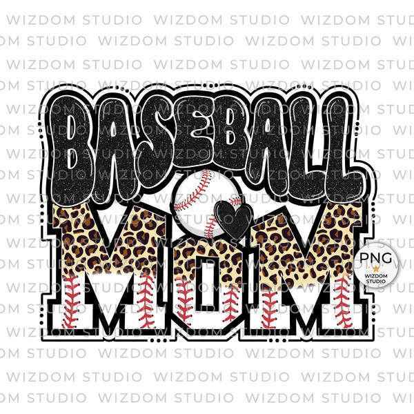 baseball mom glitter