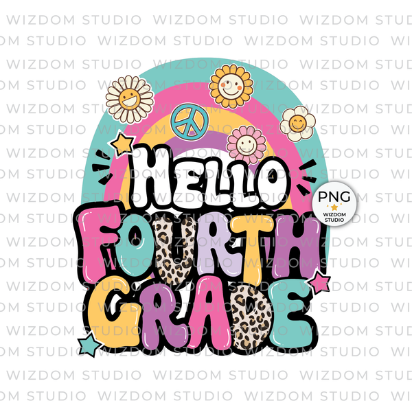 Hello Fourth Grade PNG Image