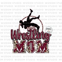 wrestling mom maroon