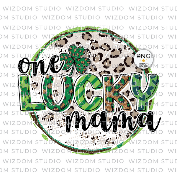 One Lucky Mama PNG Image – Wizdom Studio