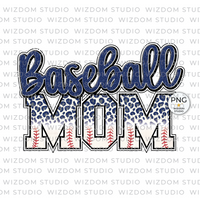 baseball mom navy