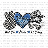peace love racing shirt