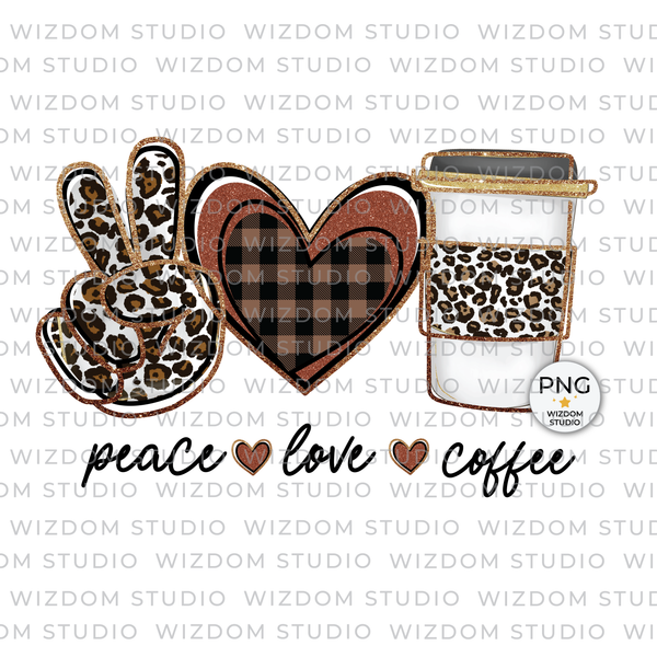 peace love coffee