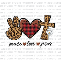 peace love jesus