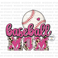 baseball mom pink